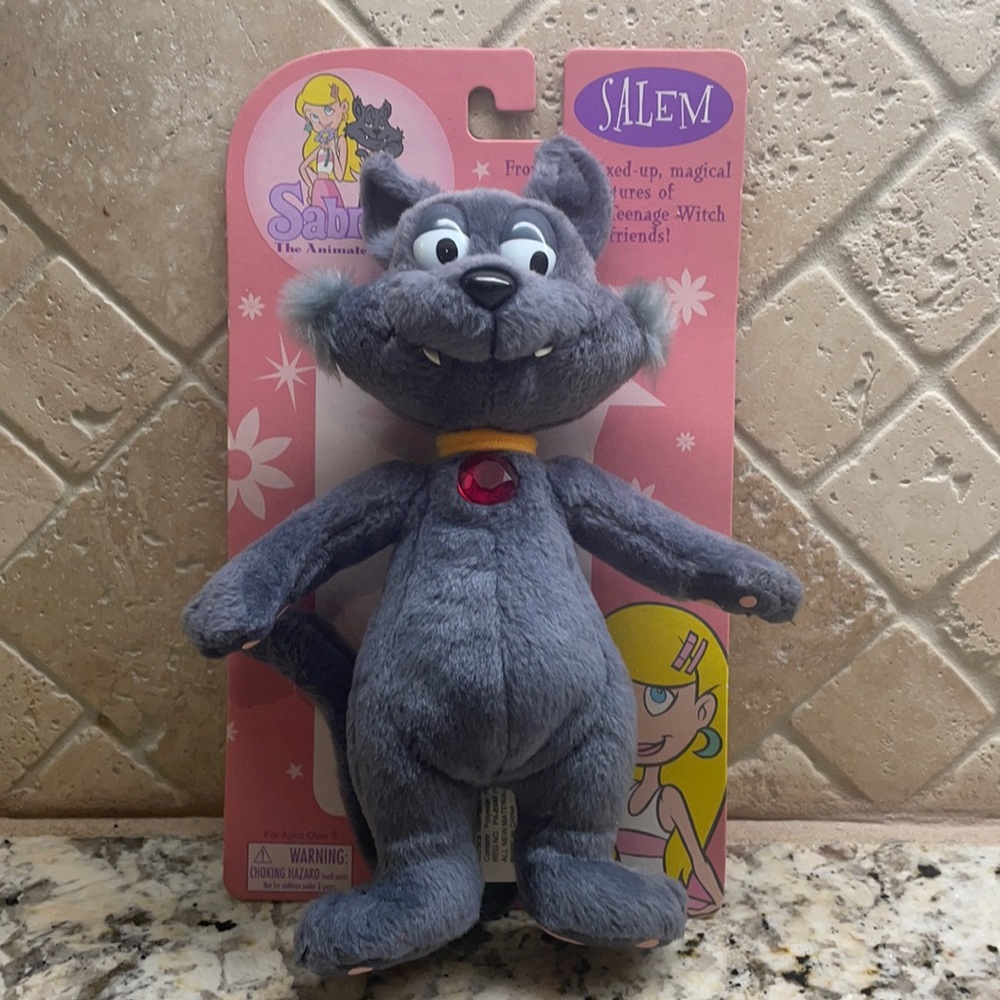 Salem from Sabrina The Animated Series play along toys.